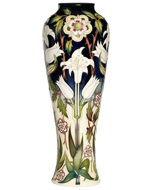 Moorcroft Easter Lily Vase 121/14 - Ltd Ed 10