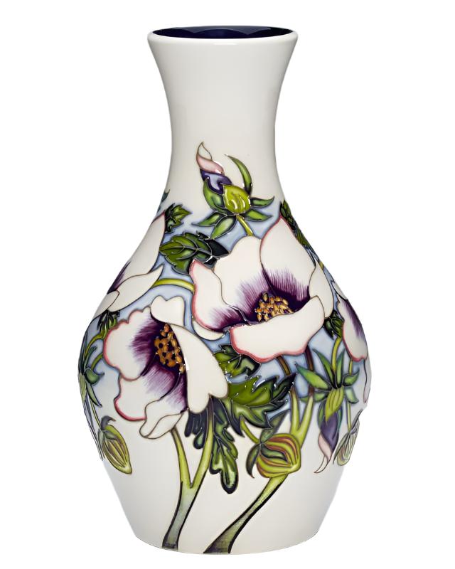 Moorcroft Flower of the Hour Vase 372/9 -Numbered *M.C.C Members Piece