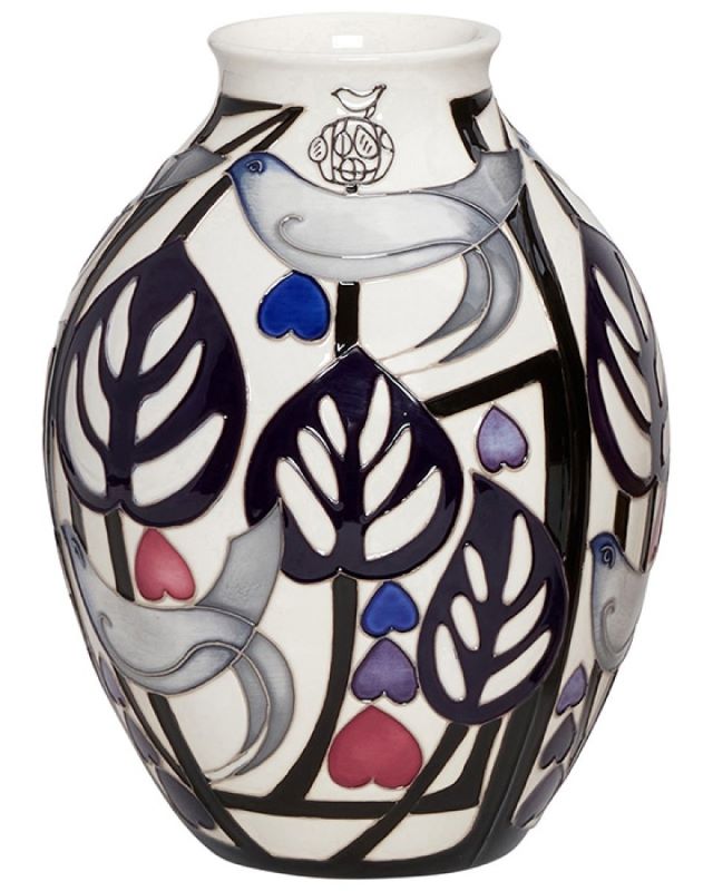 Moorcroft Love in the Wind Vase 3/8  - Ltd Ed 10