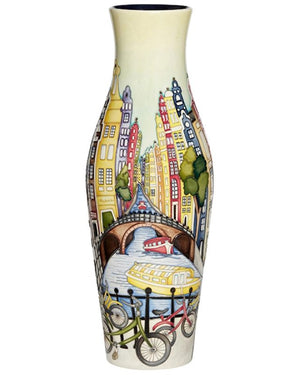 Moorcroft Old Amsterdam Vase 120/16 - Ltd Ed 5