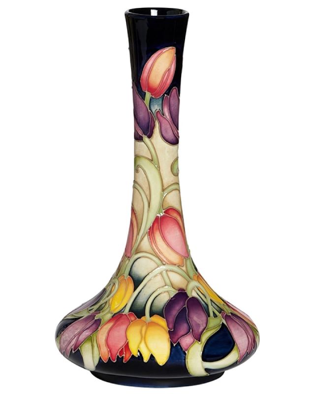 Moorcroft The Tulips for Old Amsterdam Vase 26/9 - Ltd Ed 10