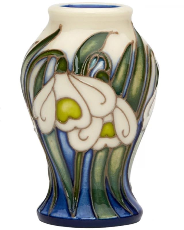 Moorcroft Winter Hope Miniature Vase - January 46/2