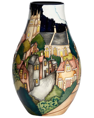 Moorcroft Christmas 2024 Lights in the Stone Vase - Ltd Ed 10