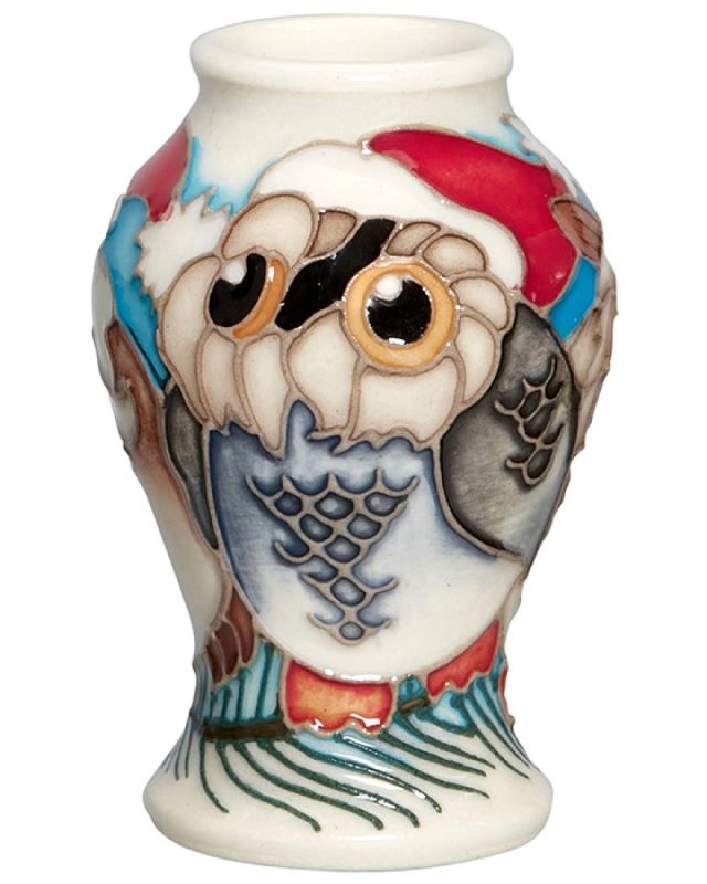 Moorcroft Christmas 2024 Ozzy's Christmas Vase