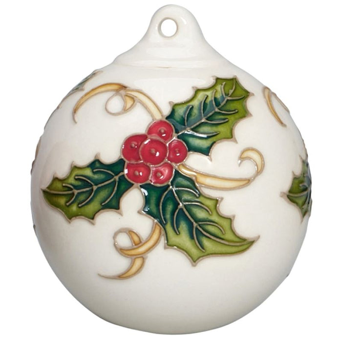 Moorcroft Christmas Twist of Berries Bauble Ornament