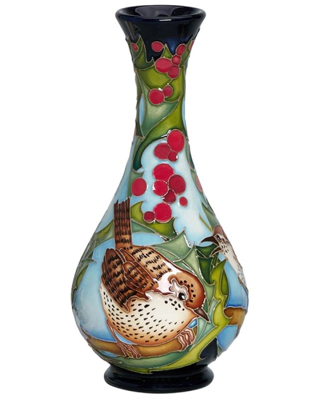 Moorcroft Christmas 2024 Winterkonig Vase - Numbered