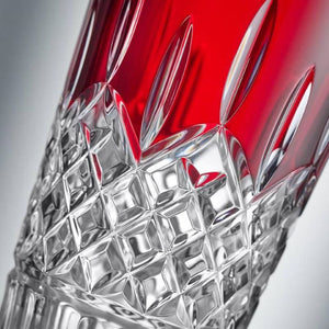 Waterford Crystal Lismore Red Vase 25cm