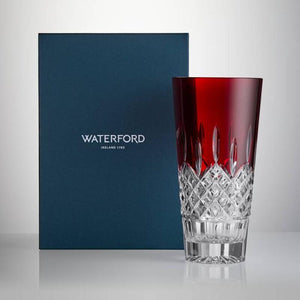 Waterford Crystal Lismore Red Vase 25cm