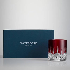 Waterford Crystal Lismore Red Tumbler Straight 180ml -Set of 2