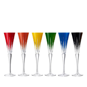 Waterford Crystal 2025 New Year Fireworks Flutes Assorted - Set of 6