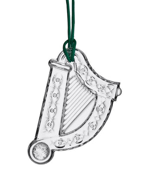 Waterford 2024 Christmas Crystal Harp Ornament