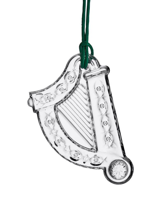 Waterford 2024 Christmas Crystal Harp Ornament