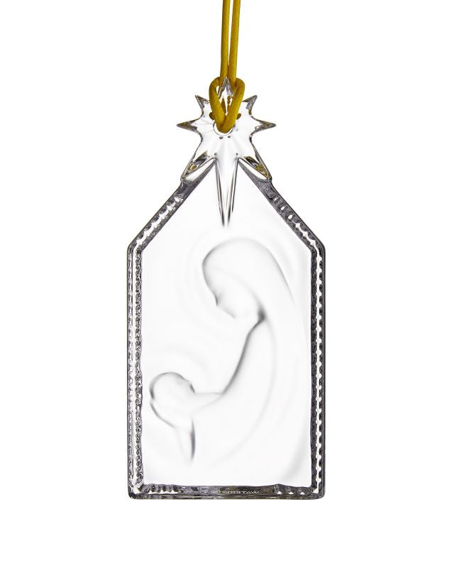 Waterford 2024 Christmas Crystal Nativity Ornament