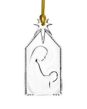 Waterford 2024 Christmas Crystal Nativity Ornament