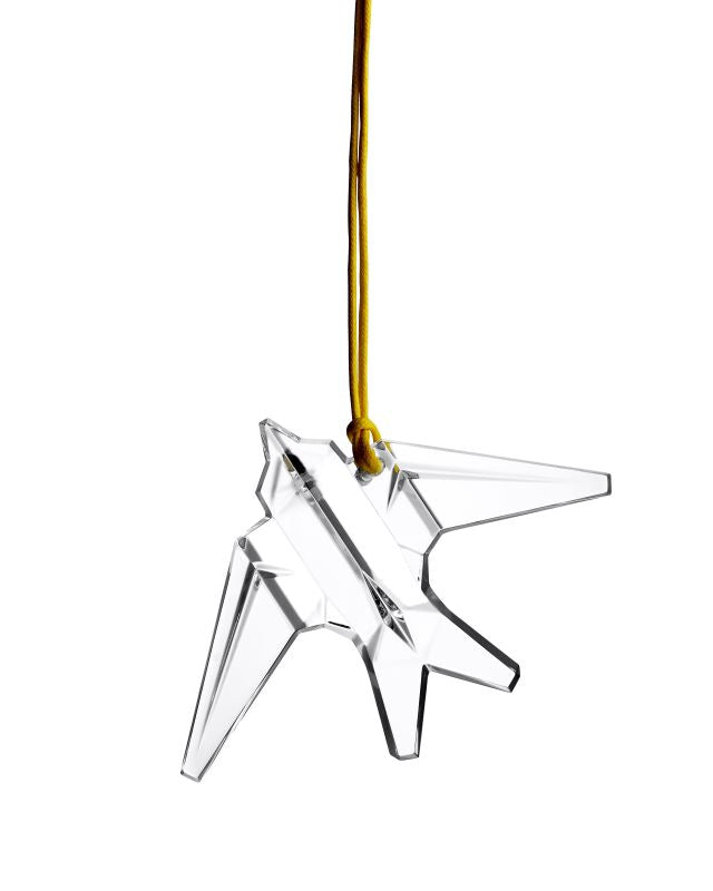 Waterford 2024 Christmas Crystal Origami Bird Ornament