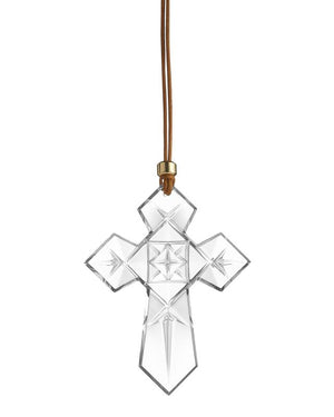 Waterford 2024 Annual Christmas Crystal Cross Ornament