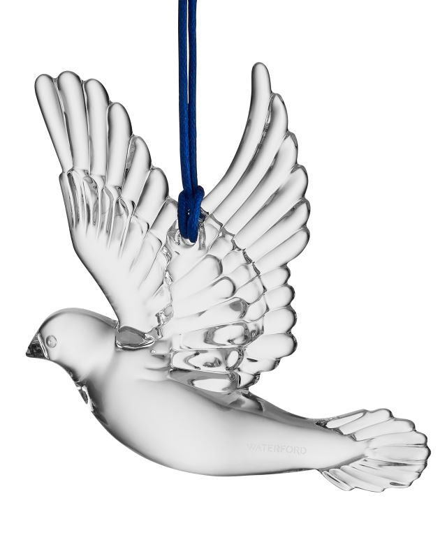 Waterford 2024 Christmas Crystal Dove of Peace Ornament