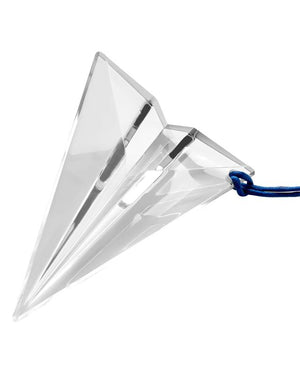 Waterford 2024 Christmas Crystal Origami Aeroplane Ornament