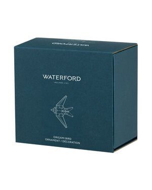 Waterford 2024 Christmas Crystal Origami Bird Ornament