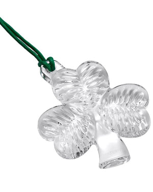 Waterford 2024 Christmas Crystal Mini Shamrock Ornament