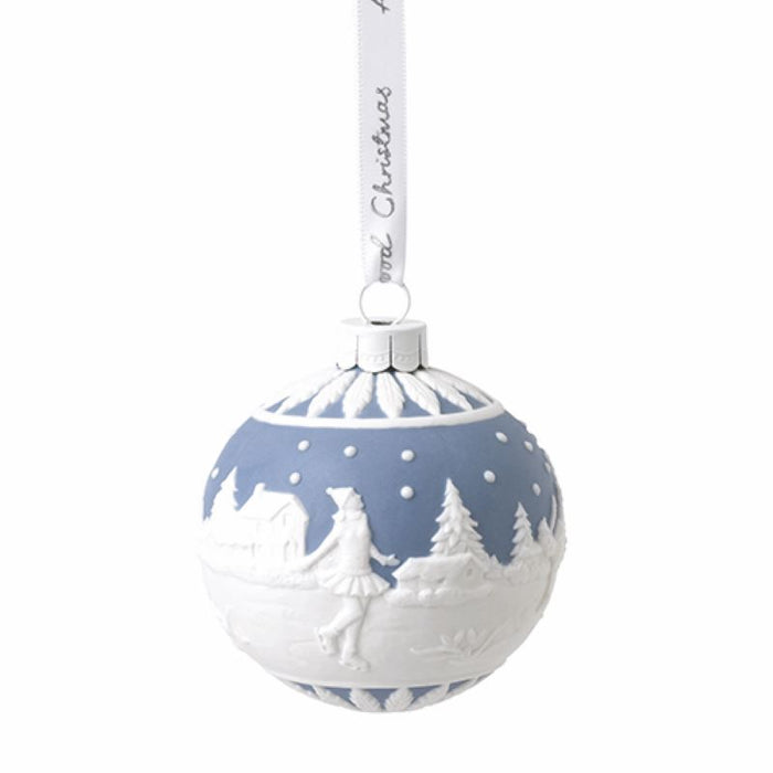 Wedgwood 2020 Christmas Skating Bauble Ornament - Last One