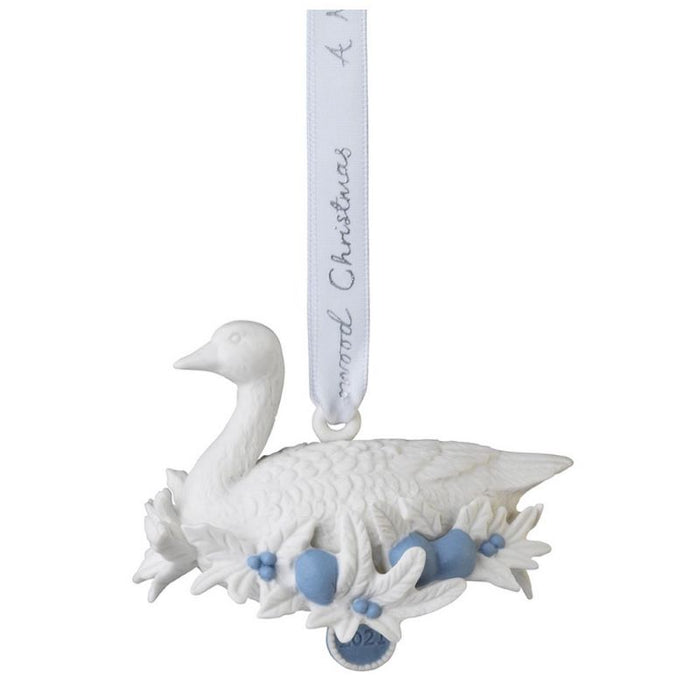 Wedgwood Christmas 2021 Six Geese Laying Ornament - Last One