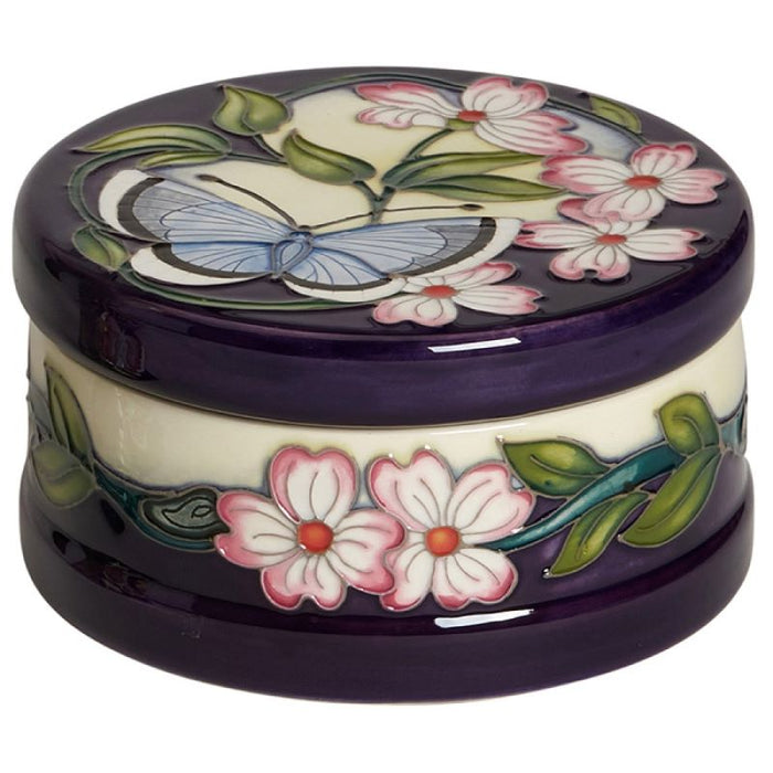 Moorcroft Blue Guardian Lidded Box 125/4 - Numbered