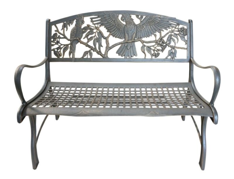 Cast iron shop love seat