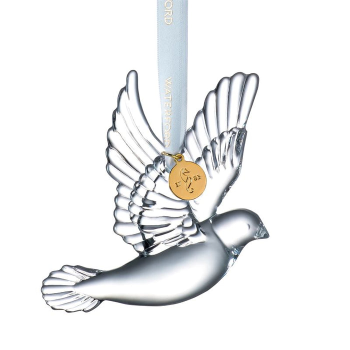 Waterford Crystal Christmas Dove of Peace Ornament