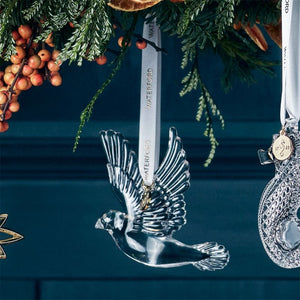 Waterford Crystal Christmas Dove of Peace Ornament