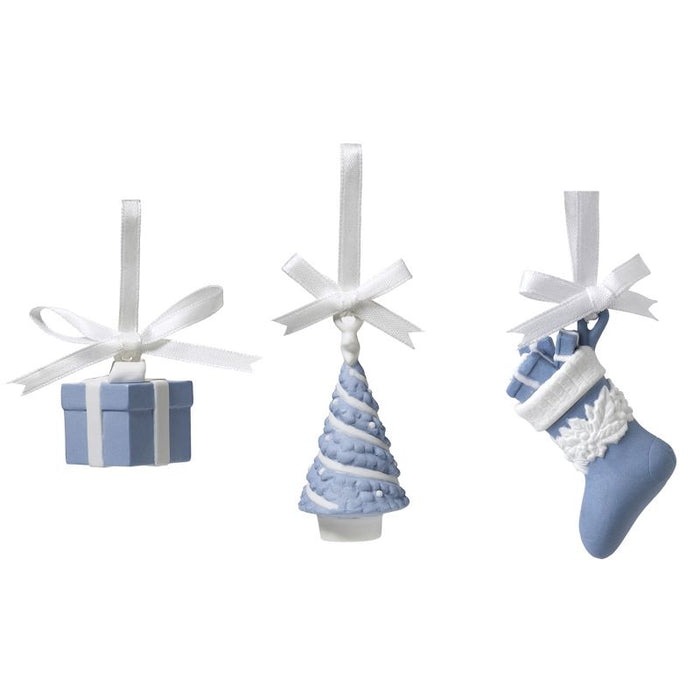 Wedgwood 2022 Christmas Mini Festive Charms Set of 3 Ornaments