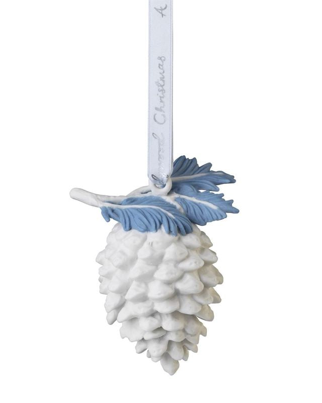 Wedgwood 2022 Christmas Pine Cone Ornament